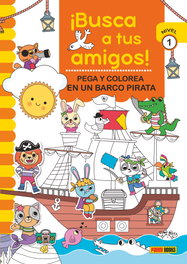 BUSCA AMIGOS BARCO PIRATA PEGA COLOR N1, AA.VV - PANINI FONDO