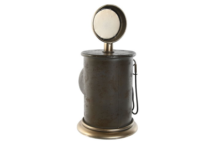 DKD Home Decor Reloj de Sobremesa Metal Gasoline Surtido de 2 Unidades