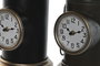 DKD Home Decor Reloj de Sobremesa Metal Gasoline Surtido de 2 Unidades