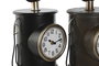DKD Home Decor Reloj de Sobremesa Metal Gasoline Surtido de 2 Unidades