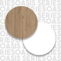 Hanah Home OS1-SW Recibidor Roble y Blanco 147.4x195.6x35.5cm Organizador Entrada
