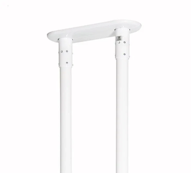 B-tech System 2 Soporte Twin Pole Heavy Duty para Proyectores, Blanco