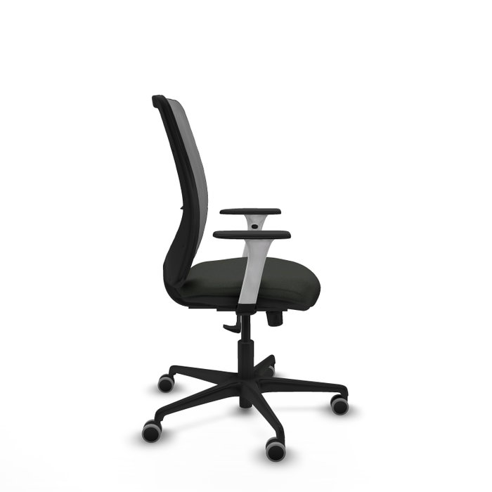 PIQUERAS Y CRESPO Silla de oficina Zulema con Mecanismo Sincro, Tela Negra y Malla Gris PIQUERAS Y CRESPO Silla de oficina Zulema con Mecanismo Sincro, Tela Negra y Malla Gris