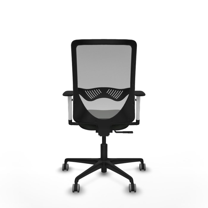 PIQUERAS Y CRESPO Silla de oficina Zulema con Mecanismo Sincro, Tela Negra y Malla Gris PIQUERAS Y CRESPO Silla de oficina Zulema con Mecanismo Sincro, Tela Negra y Malla Gris