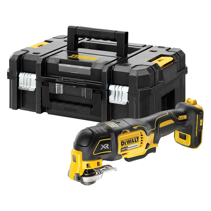 DeWALT DCS356NT-XJ Herramienta Multiusos Oscilante a Batería 18V, Color Negro y Amarillo