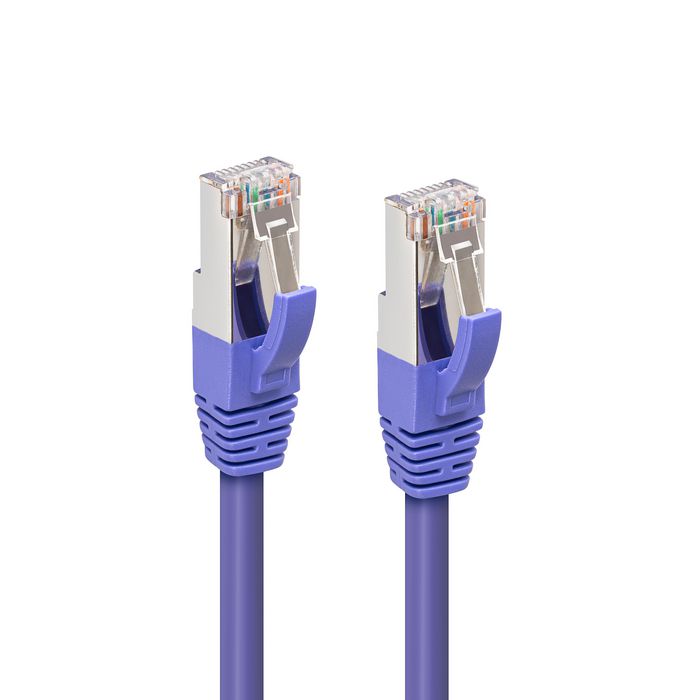 MicroConnect Cable de Red CAT6 S/FTP 0,25m Púrpura