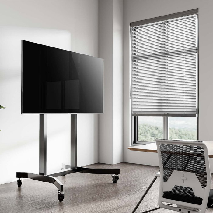 Aisens Soporte de Suelo Motorizado Pro con Ruedas FTF100E-271 Negro Aisens Soporte de Suelo Motorizado Pro con Ruedas FTF100E-271 Negro