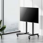 Aisens Soporte de Suelo Motorizado Pro con Ruedas FTF100E-271 Negro