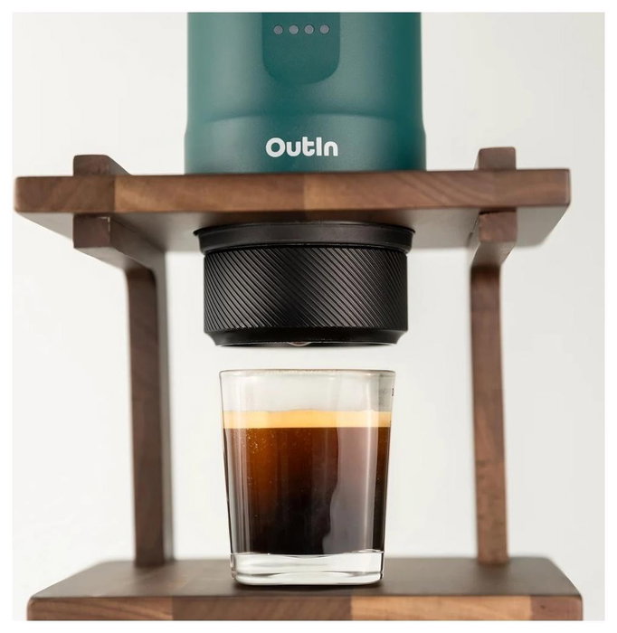 OutIn Basket Plus para Máquina de Espresso Portátil OutIn Nano (16-18g) Verde/Negro