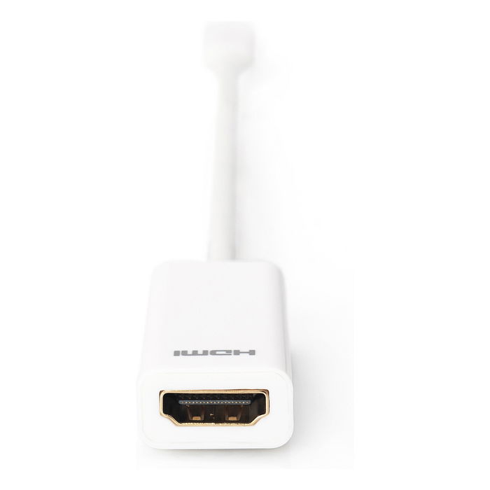 Digitus Cable Mini DisplayPort a HDMI Tipo A St/Bu 0.15m Blanco