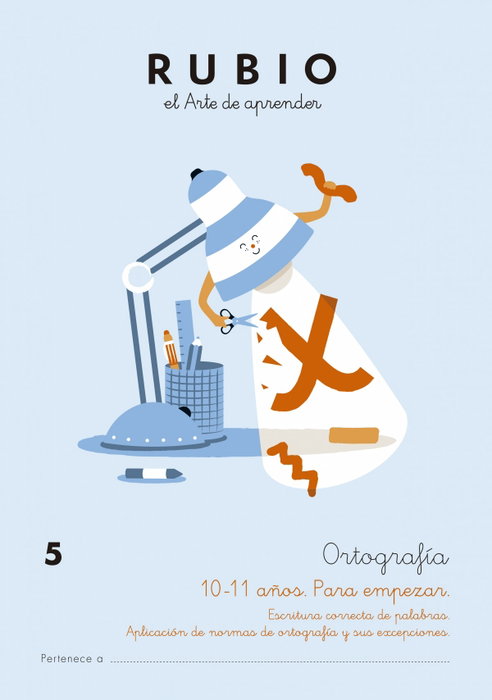 RUBIO Cuaderno de Ortografía Nº5 A4 - Para empezar (10-11 años)