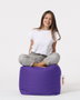 Atelier Del Sofa Pouf de Jardín Exterior Púrpura - Cómodo y Resistente a la Intemperie para Relajarse