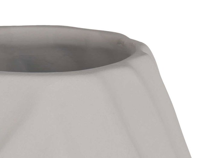 Giftdecor Jarrón Cerámica Raya Diagonal 49 cm Gris