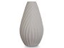 Giftdecor Jarrón Cerámica Raya Diagonal 49 cm Gris