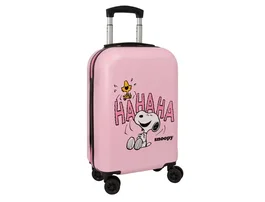 Safta Mochila Escolar con Ruedas Trolley Snoopy - Colección Snoopy, Dimensiones 550x345x200 mm