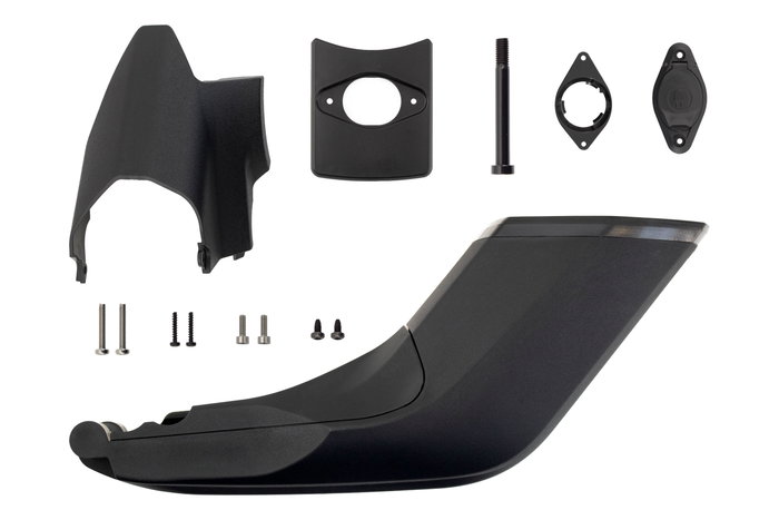 Haibike ALL MTN Motor Cover Trim Kit 2023 - Tapa del motor, subchasis, puerto de carga Haibike ALL MTN Motor Cover Trim Kit 2023 - Tapa del motor, subchasis, puerto de carga