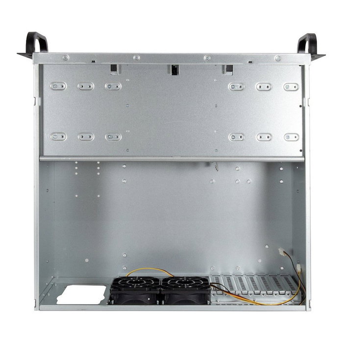 Inter-Tech Chassis Servidor Rack 4U 40240, 19 pulgadas (48.3 cm), 11 Bahias 3.5", ATX/microATX/Mini-ITX, 4 Ventiladores Incluidos, Color Negro/Gris