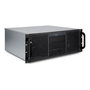 Inter-Tech Chassis Servidor Rack 4U 40240, 19 pulgadas (48.3 cm), 11 Bahias 3.5", ATX/microATX/Mini-ITX, 4 Ventiladores Incluidos, Color Negro/Gris