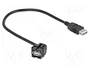 DeLOCK Módulo Keystone USB 2.0 A hembra 250° negro con cable