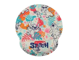 Wondee Alfombrilla para ratón ergonómica Lilo & Stitch con reposamuñecas de gel
