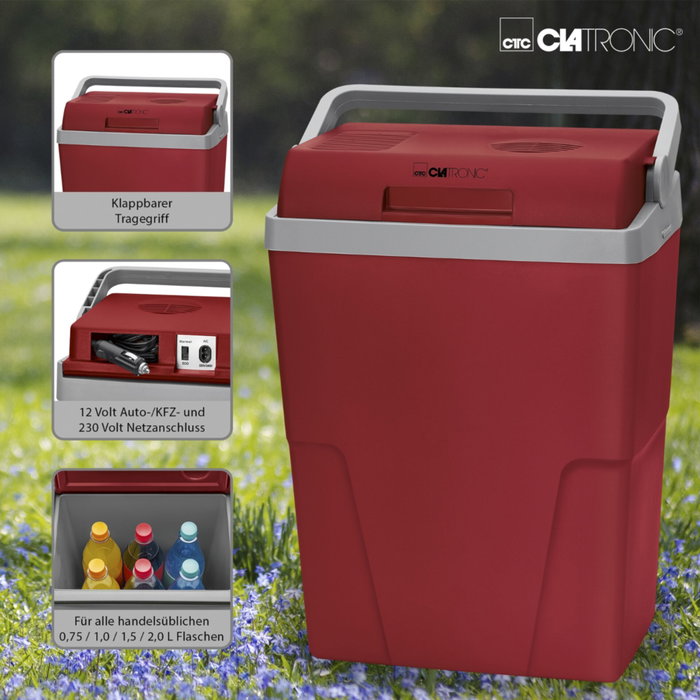 Clatronic KB 3713 N Nevera Portátil 22L Rojo/Gris Clatronic KB 3713 N Nevera Portátil 22L Rojo/Gris