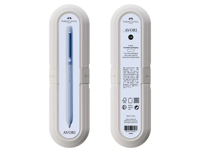 FABER-CASTELL Bolígrafo Avori XB Azul Claro