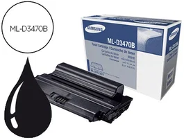 Samsung Tóner Negro ML-D3470B SU672A Original Alta Capacidad 10000 Páginas