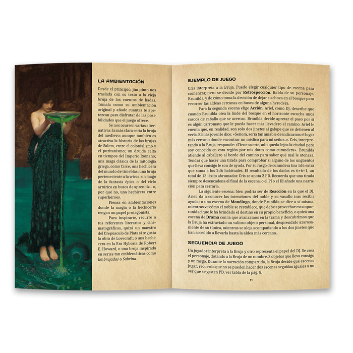 El refugio de Ryhope Bruja Juego de Rol para 2 Jugadores +16 Años