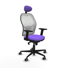 PIQUERAS Y CRESPO Silla de oficina Jorquera Lila y Blanco