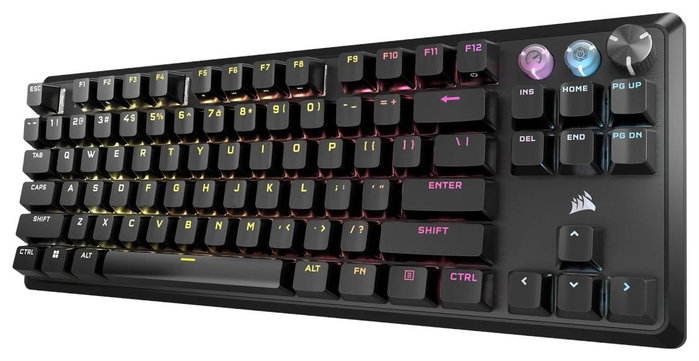 Corsair K70 PRO TKL-MGX V2 Teclado Gaming Magnético-Mecánico Negro