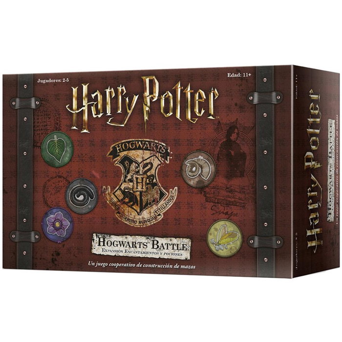 USAopoly Harry Potter Hogwarts Battle Encantamientos y Pociones Expansión Juego de Mesa 2-5 Jugadores 11+ Años