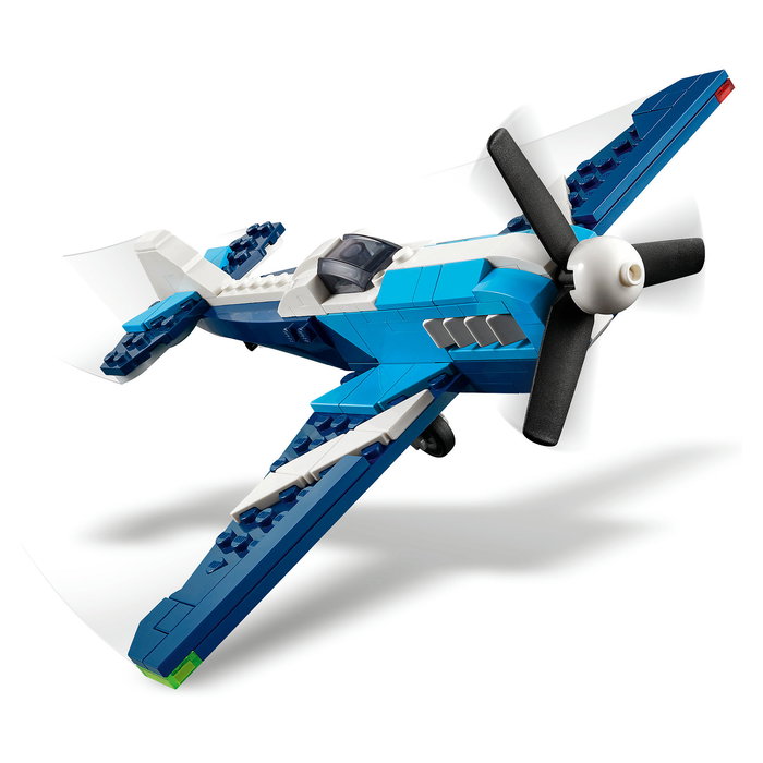 Lego 31160 Avión 3 en 1: Avión de Carreras - Set de Construcción para Niños de 7 Años