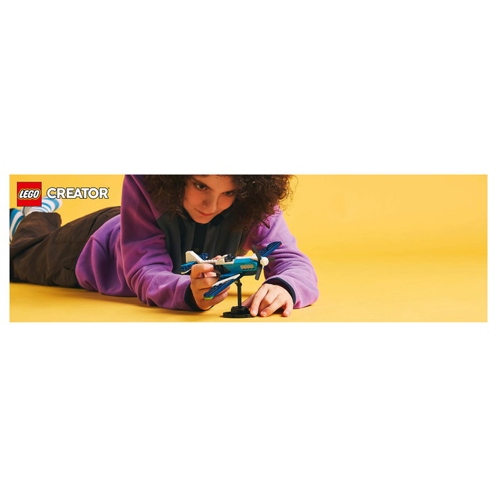 Lego 31160 Avión 3 en 1: Avión de Carreras - Set de Construcción para Niños de 7 Años