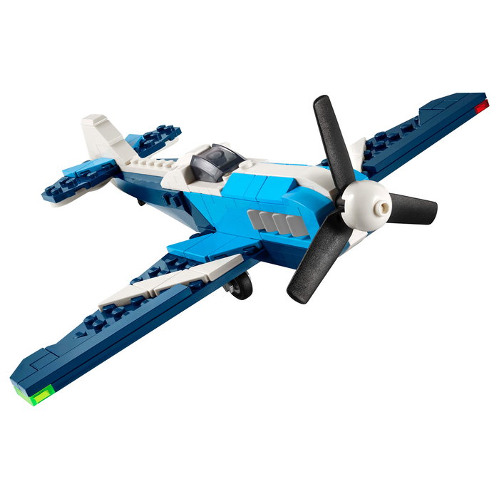 Lego 31160 Avión 3 en 1: Avión de Carreras - Set de Construcción para Niños de 7 Años