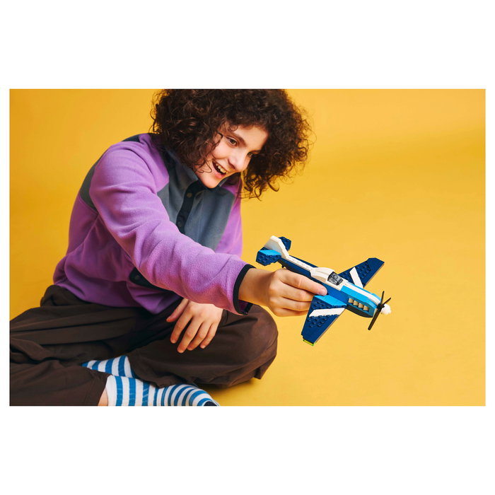 Lego 31160 Avión 3 en 1: Avión de Carreras - Set de Construcción para Niños de 7 Años