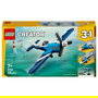 Lego 31160 Avión 3 en 1: Avión de Carreras - Set de Construcción para Niños de 7 Años