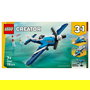 Lego 31160 Avión 3 en 1: Avión de Carreras - Set de Construcción para Niños de 7 Años