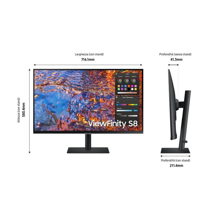 Monitor Samsung LS32B800PXUXEN 4K Ultra HD 32" 60 Hz