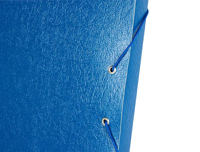 Liderpapel Carpeta Proyectos Folio Lomo 30mm Cartón Gofrado Azul