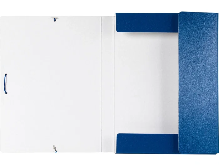 Liderpapel Carpeta Proyectos Folio Lomo 30mm Cartón Gofrado Azul