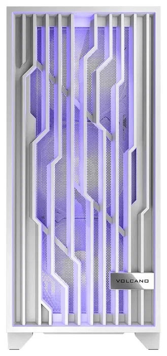 Modecom Volcano Perun Apex ARGB Midi Tower Blanca para PC Gaming, ATX, USB 3.0, USB-C