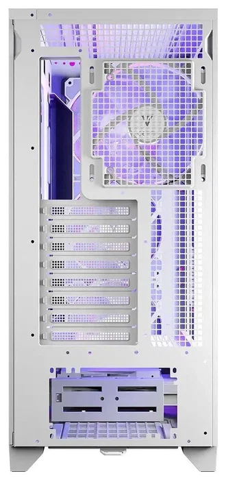 Modecom Volcano Perun Apex ARGB Midi Tower Blanca para PC Gaming, ATX, USB 3.0, USB-C