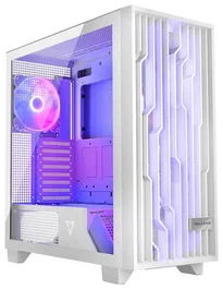 Modecom Volcano Perun Apex ARGB Midi Tower Blanca para PC Gaming, ATX, USB 3.0, USB-C