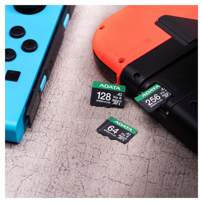 ADATA Speed Plus microSDXC Tarjeta de Memoria 512 GB UHS-I U3 V30 A2 Class 10 - 180 MB/s Lectura, 160 MB/s Escritura