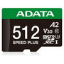 ADATA Speed Plus microSDXC 512 GB UHS-I U3 V30 A2