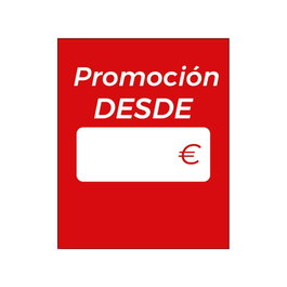 Edm Cartel Outlet Rojo 00180 00181 39x48cm Merchandising