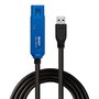 Lindy Cable de Extensión USB 3.0 Active 20m Pro para SuperSpeed Periféricos hasta 5Gbps