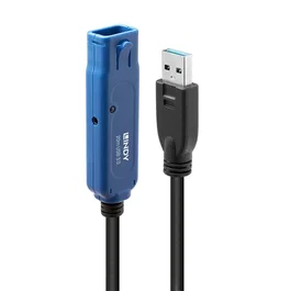 Lindy USB 3.0 Active Extension Pro 20m Negro