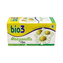 Bie3 Manzanilla Flor Infusion 25 Bolsitas Bio