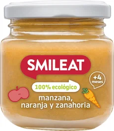 Smileat Tarrito de Manzana y Naranja 130g